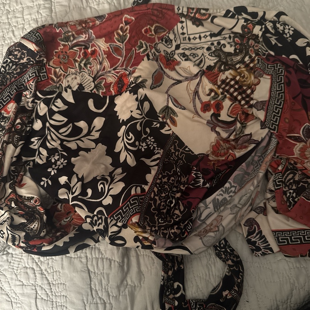 Floral Patchwork Blouse - image 1